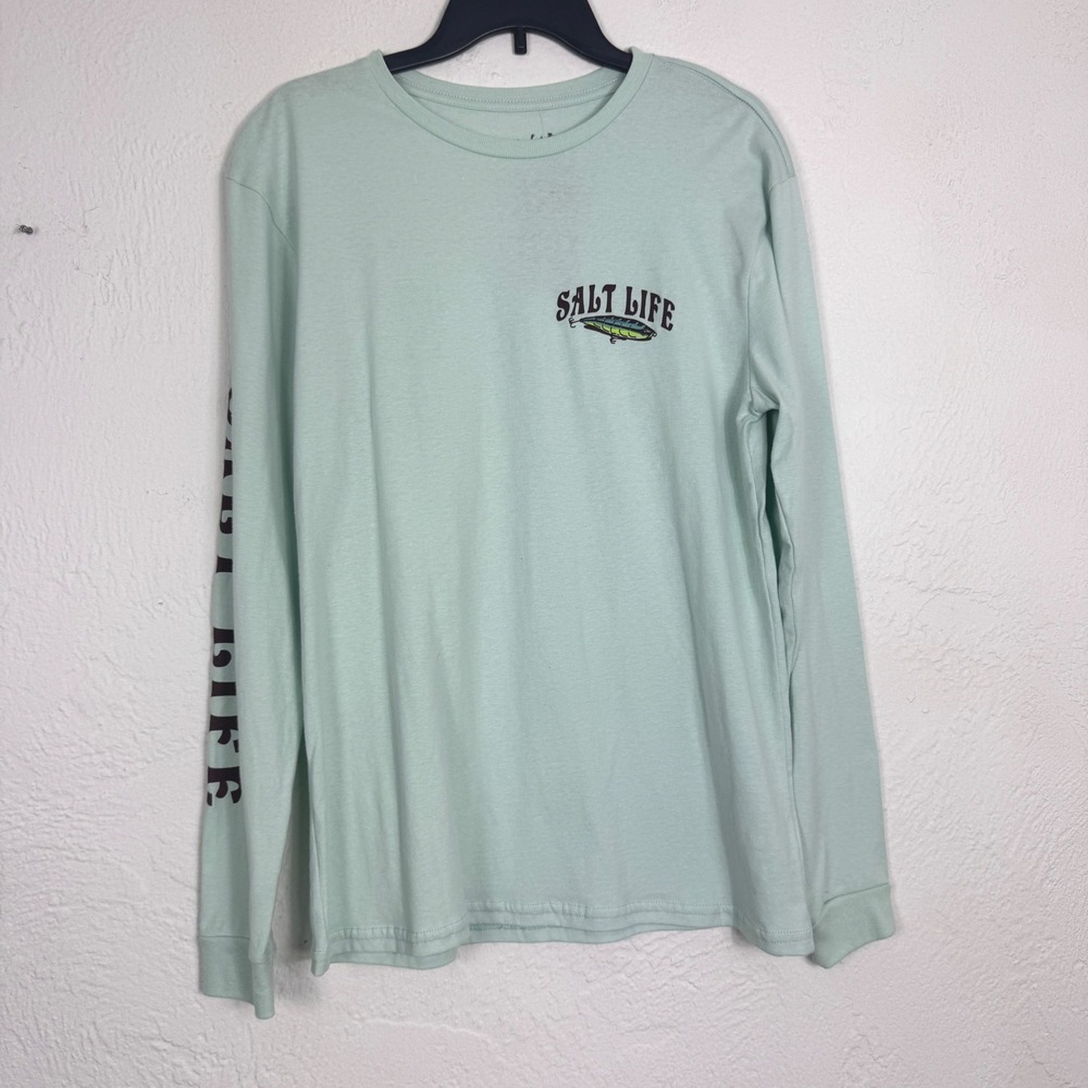 Bundle of 2 Salt Life Mens Long Sleeve Graphic T-Shirts Size Medium - Picture 3 of 10